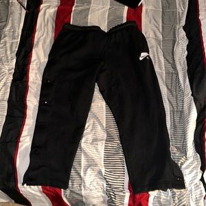 Nike 3XL Black sweats with buttons